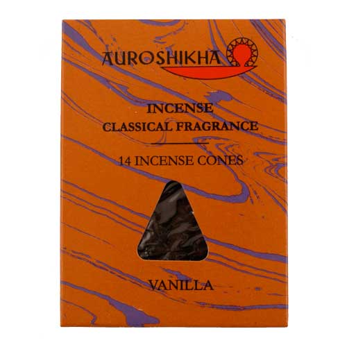 Räucherstäbchen / Auroshika - R&auml;ucherkegel / Auroshika Räucherkegel Vanille